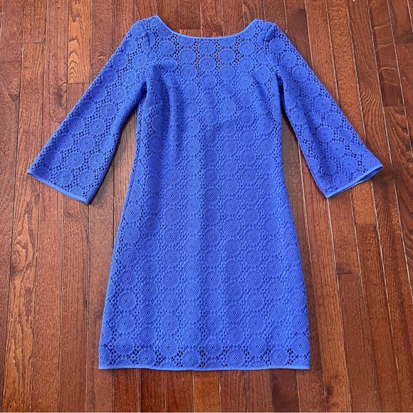 ❌SOLD Lilly Pulitzer Topanga crochet lace dress in purple - Picture 3 of 15